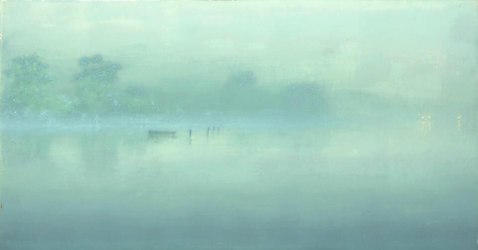 Flooded River: Iridescent Dawn
