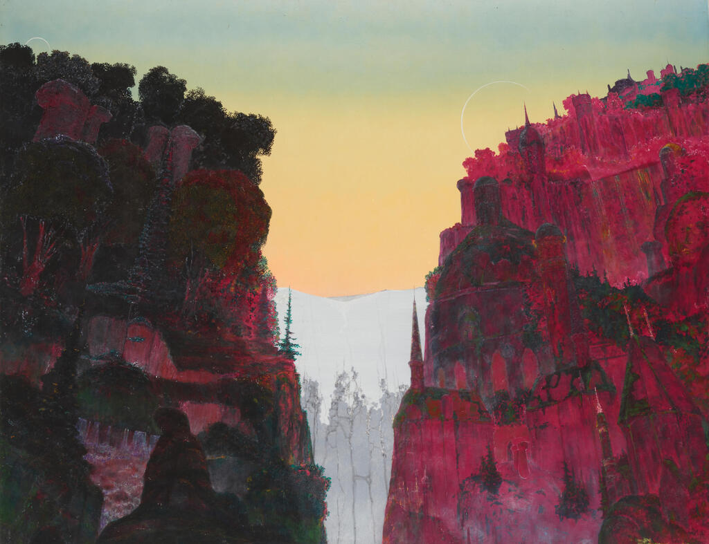Blacklight Landscape