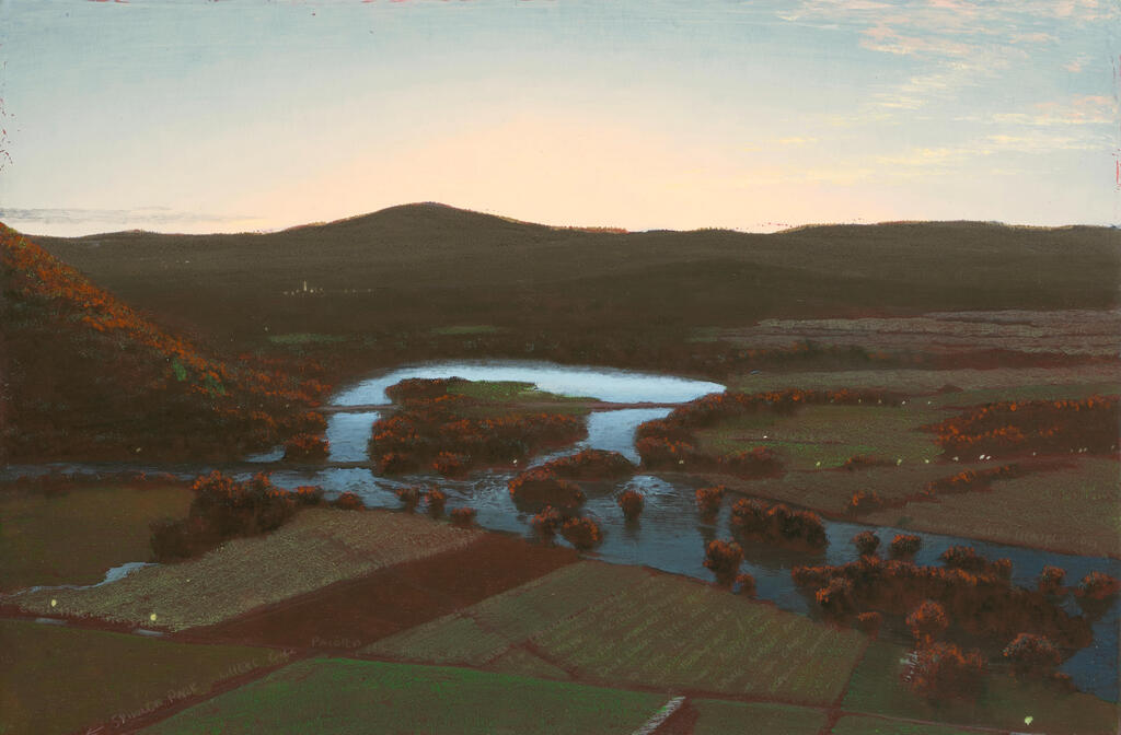 Study for The Oxbow: After Church, After Cole, Flooded (Flooded River for the Matriarchs E. & A. Mongan)