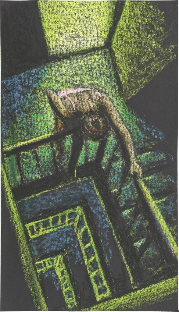 Woman on Stairs (Study for Etching)