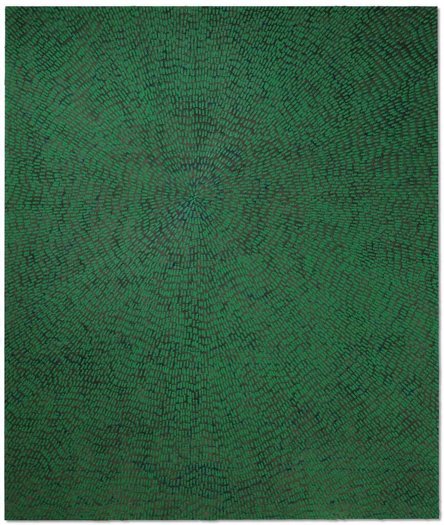 Elements of All Entities (Universe Mandala SF #6, Green, Black Sand)