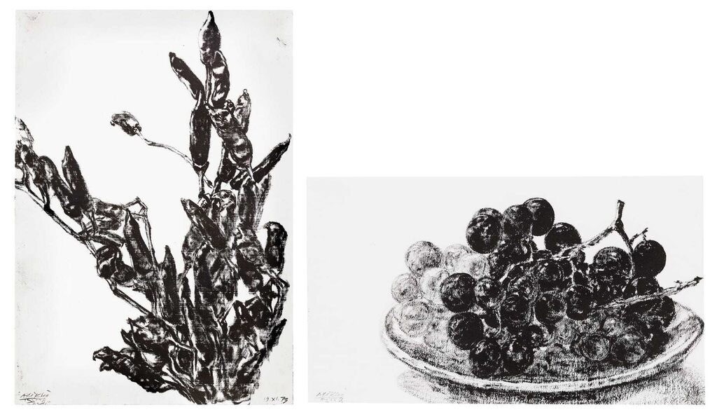 (i) Chili Peppers; (ii) Grapes