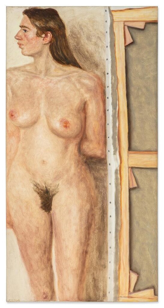 Nude and canvas