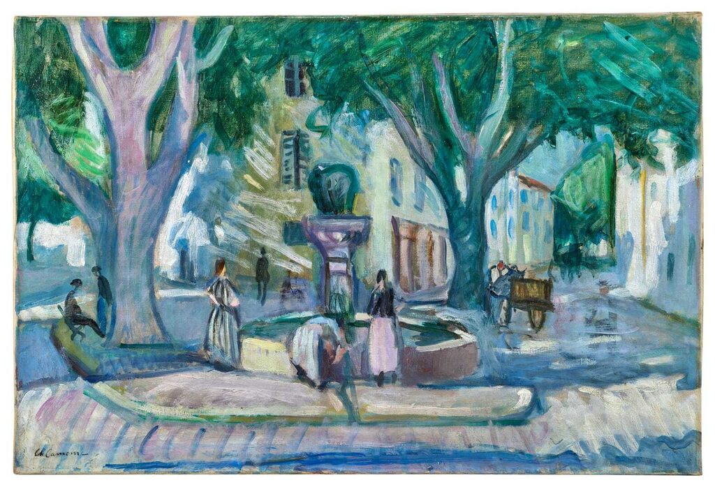 Place de la République in Cassis
