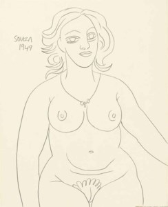 Untitled (Woman Wearing Pendant)