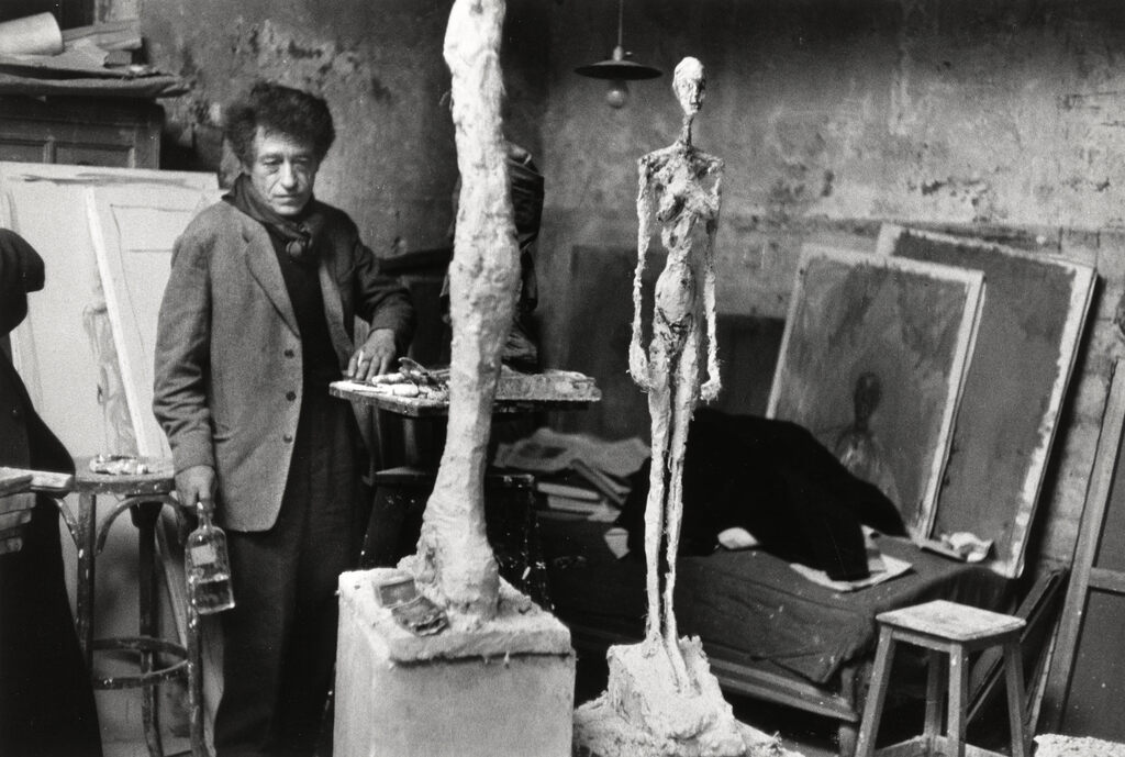 Alberto Giacometti in His Studio, Paris