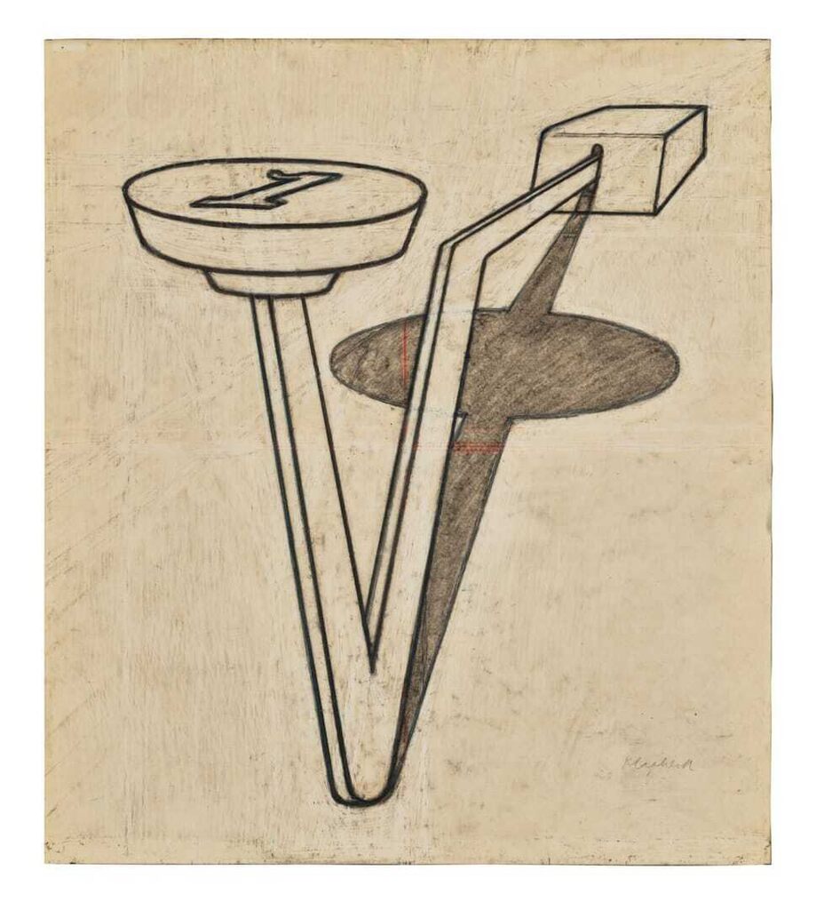 Vorzeichnung zu 'Das Angebot' (Study for 'The Offer')