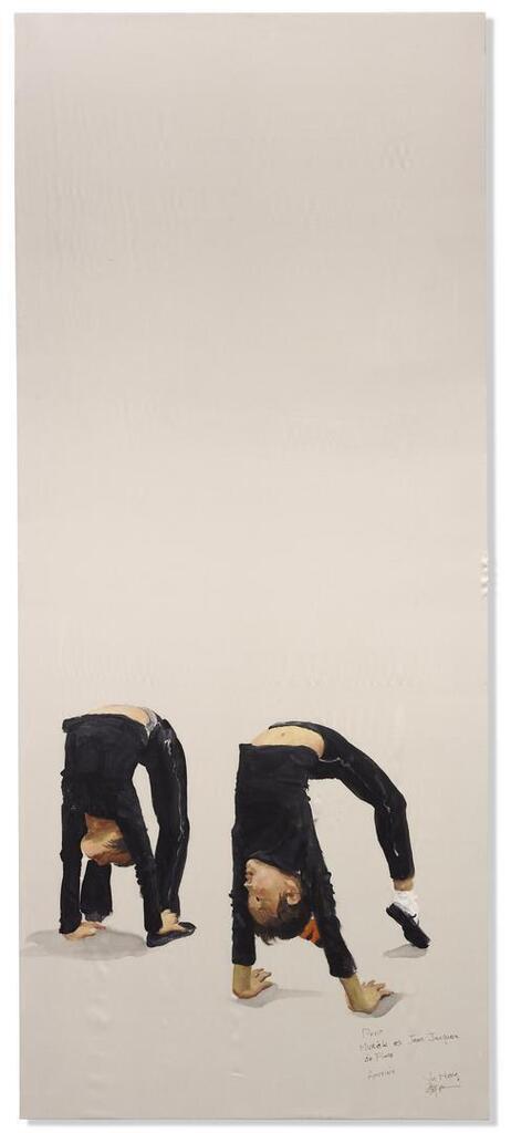 Deux enfants acrobates