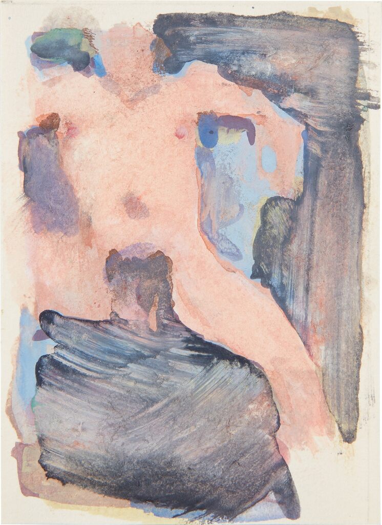 Untitled (Seated Nude)