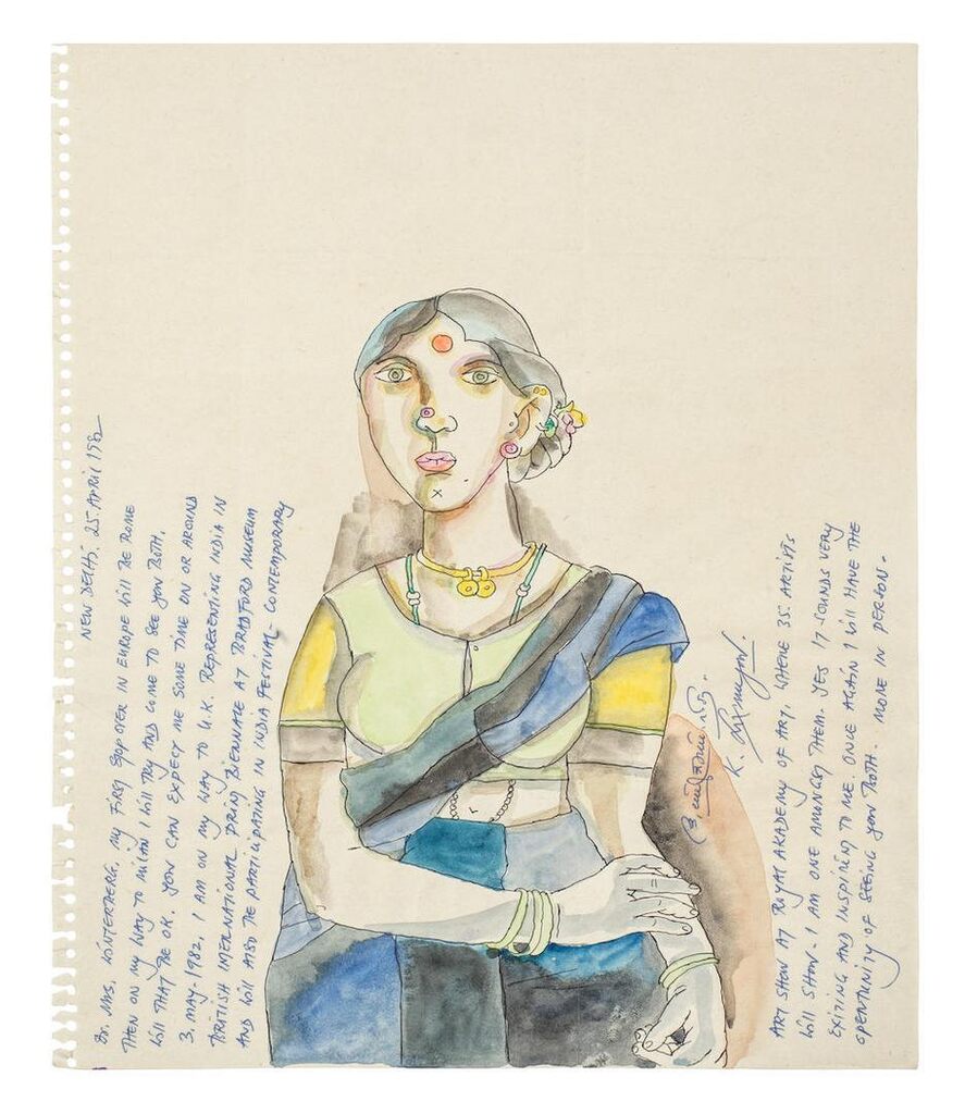 Untitled (Woman with Laxma's Letter)