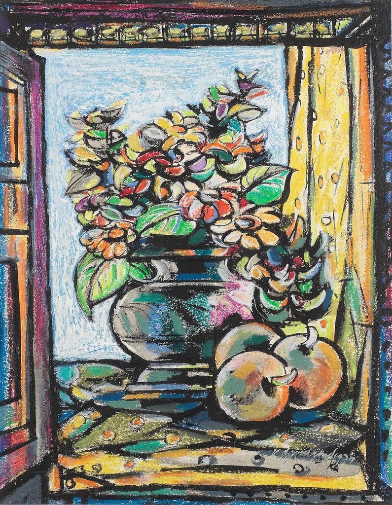 Untitled (Still Life of Vase in a Window)