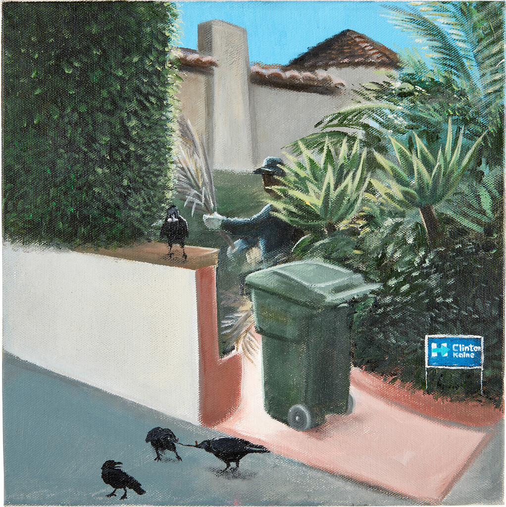 The Squabbling Crows (Election Day Afternoon on the West Side of Los Angeles)