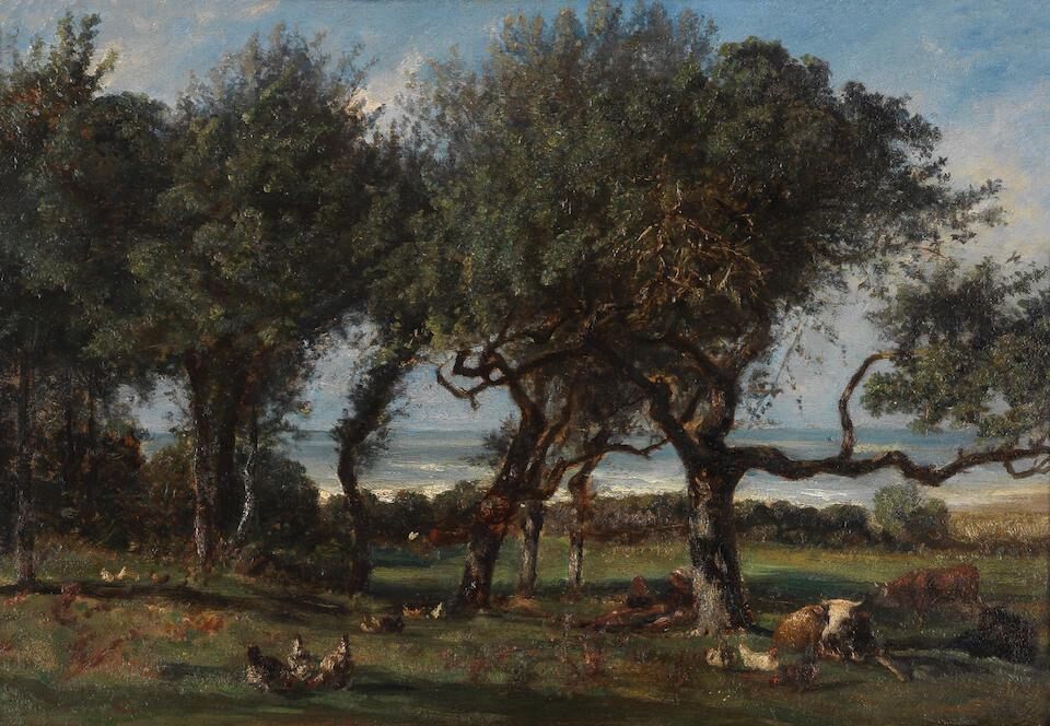 'Cour de ferme à Villers-sur-Mer'