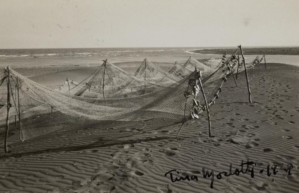 Fishermen’s Nets on a Beach