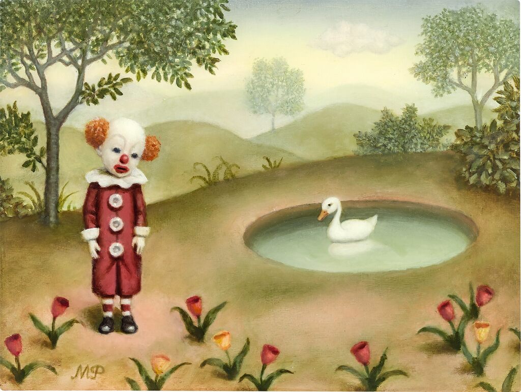 Clown with Duck