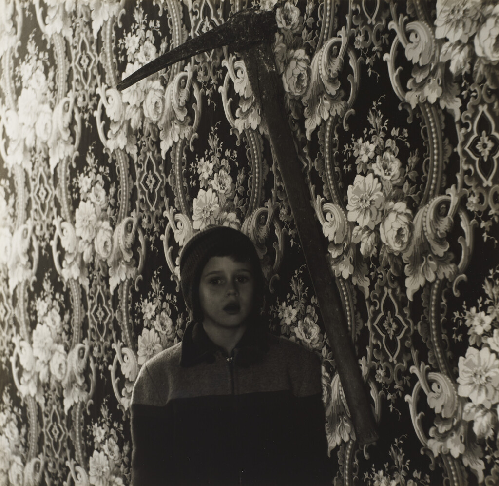 Untitled, (Boy with Pickax Buried in Wall), 1960