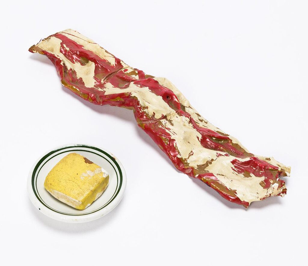 Bacon; Pat of Butter