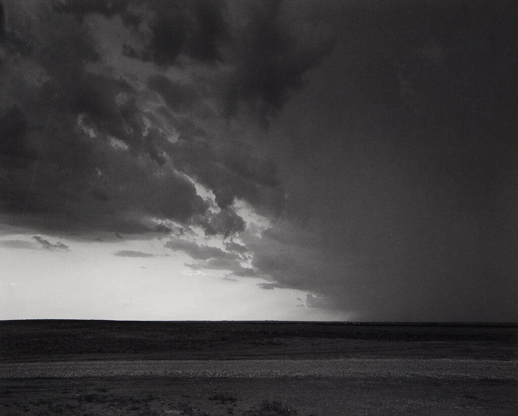 Edge of thunderstorm, looking south near Dean, Texas
