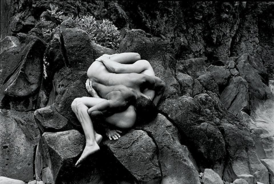 Untitled (Two Nudes on Rocks)