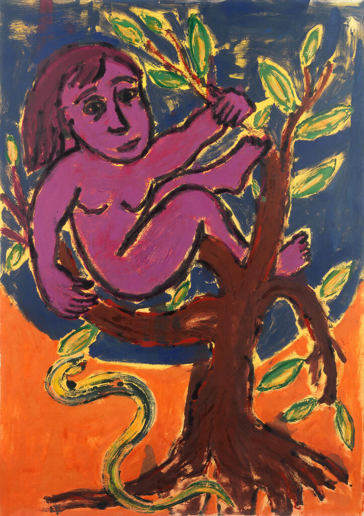 Woman Up a Tree II