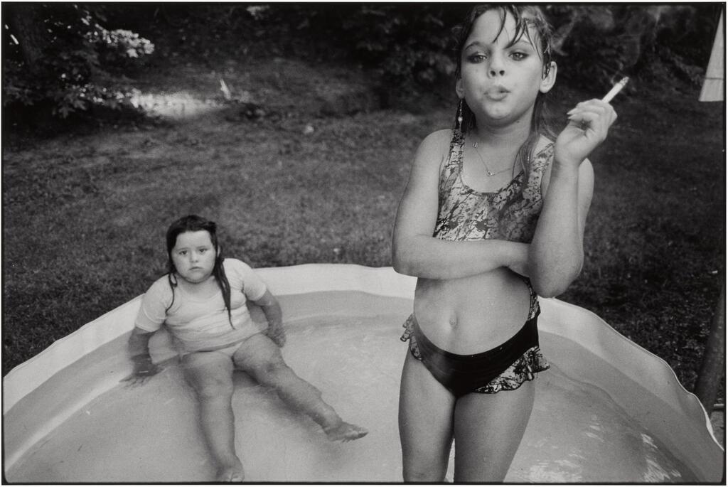 Amanda and Her Cousin Amy, Valdese, North Carolina
