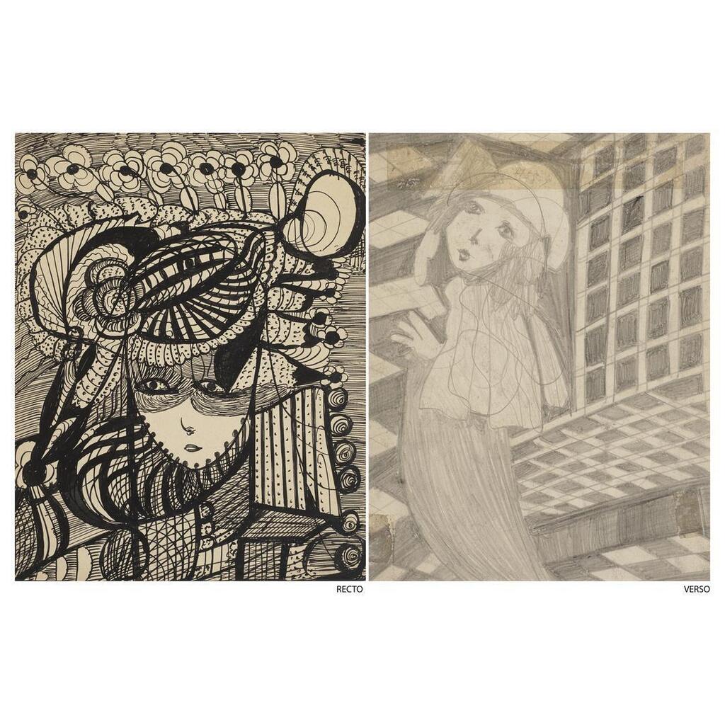 Untitled (shrouded figure/ lady)