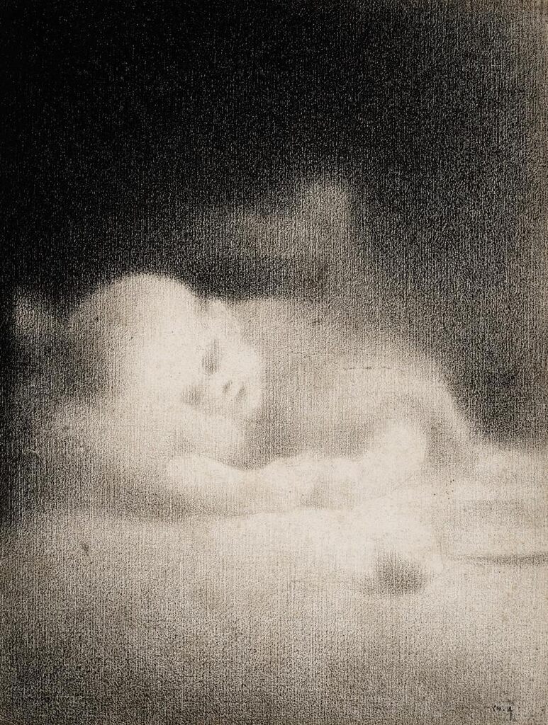 Etude d'enfant dormant