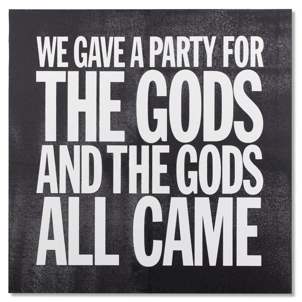 We Gave a Party for the Gods