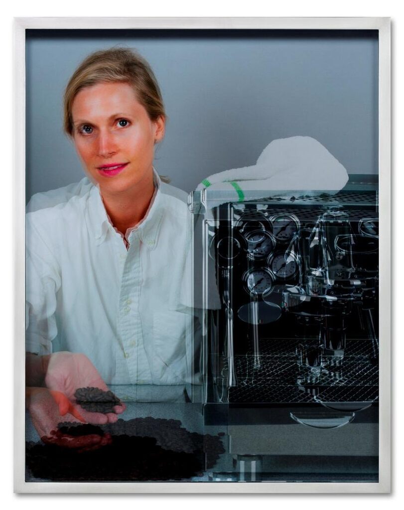 Woman, Espresso Machine