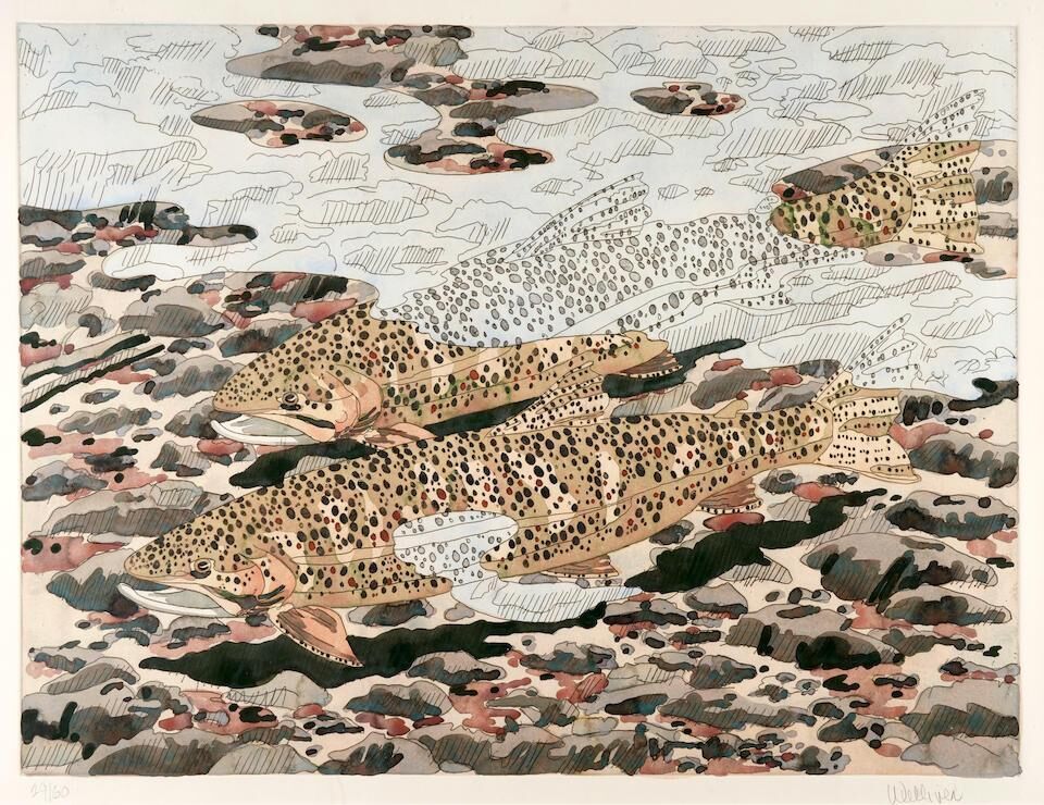 Trout and Reflections (Welliver page 56-57)