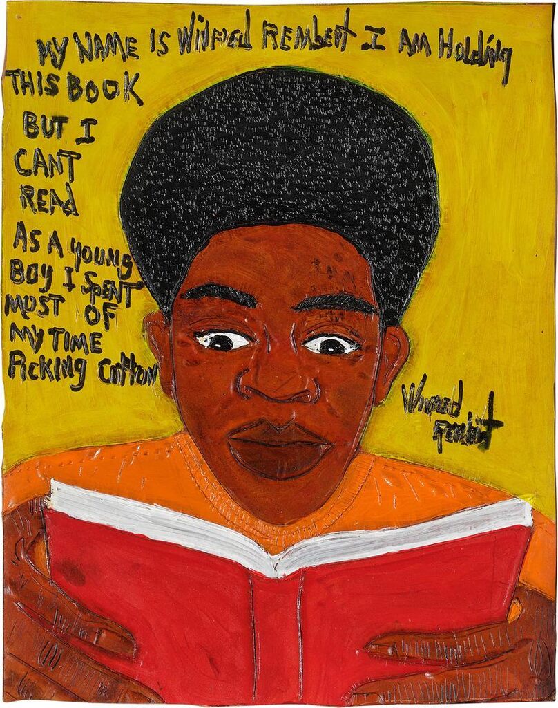 Untitled (Self Portrait: I Can’t Read)