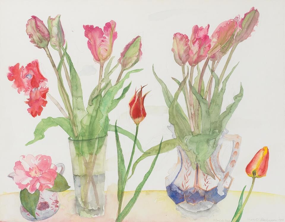 Tulips and Camellias