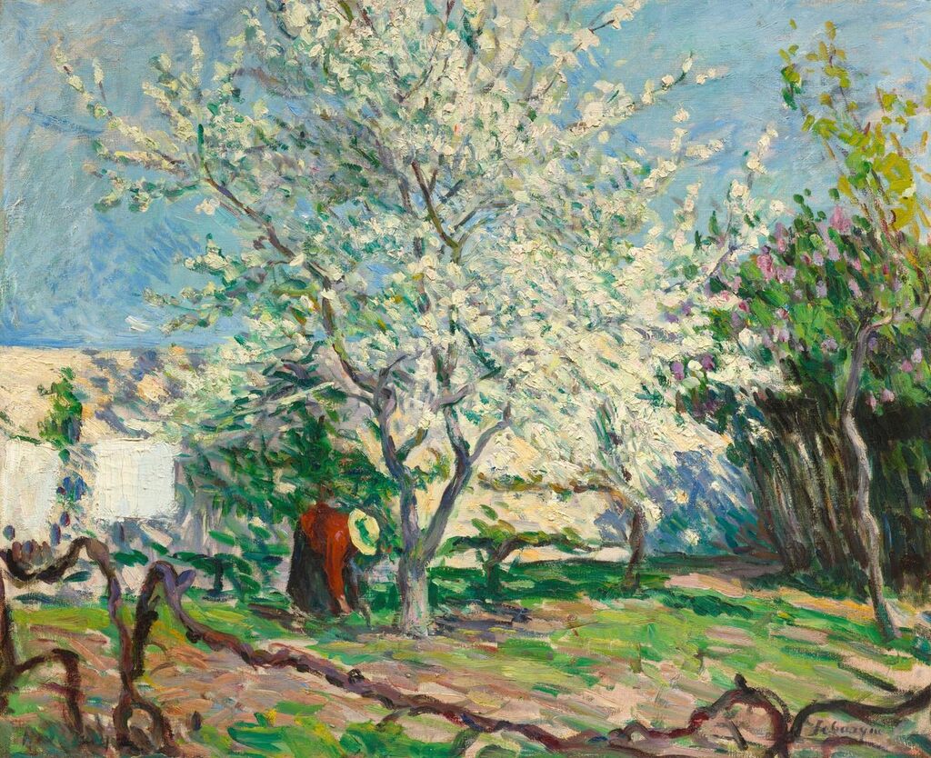 Pommiers en fleurs
