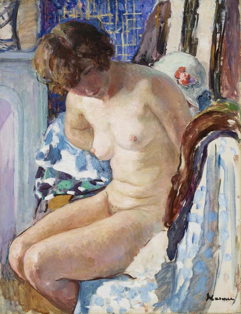 Henri Lebasque, Nu assis près de la cheminée
