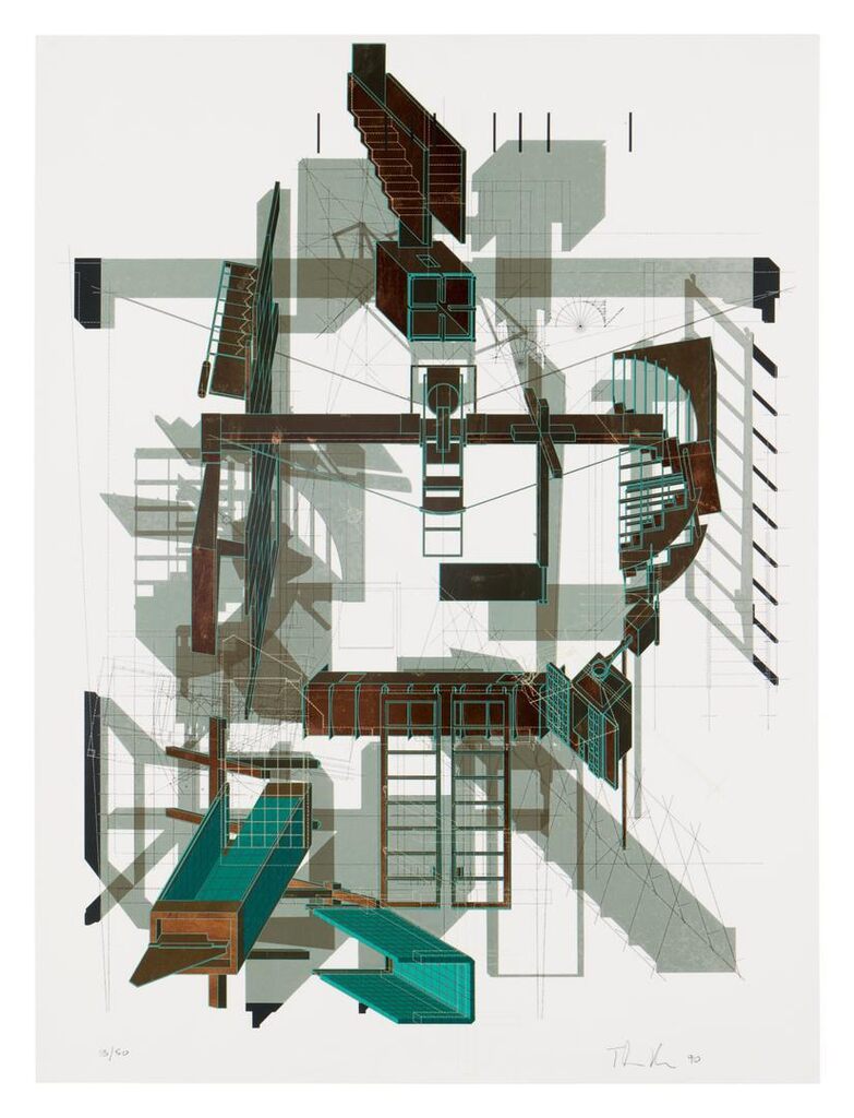 Sixth Street House Project, Santa Monica, CA (Isometrics and Plan), from Morphosis