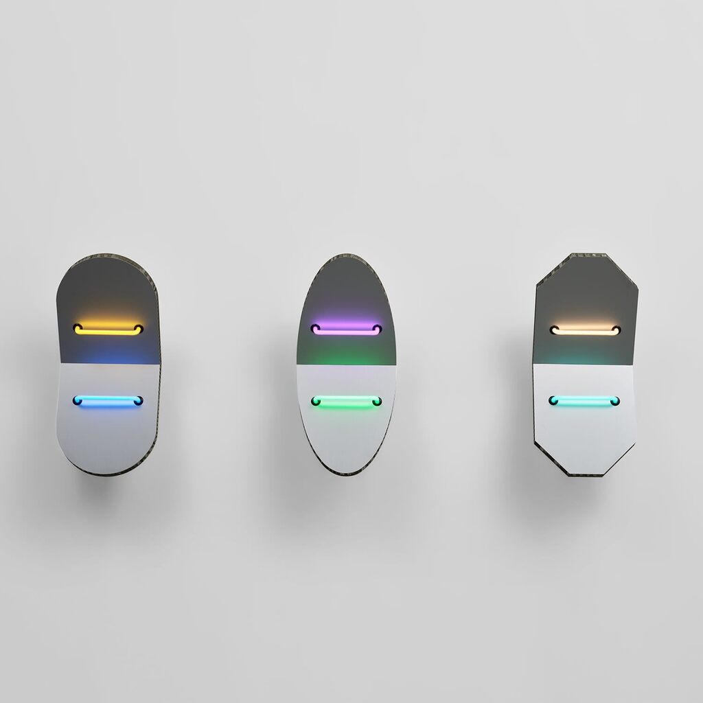 Elliptical Shield Series V: three works