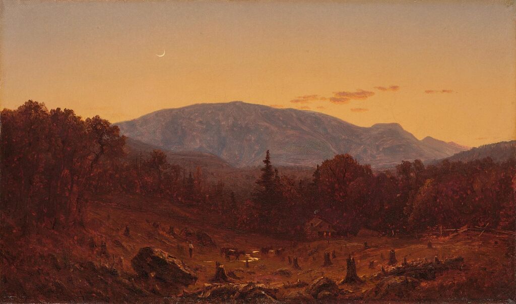 Twilight on Hunter Mountain