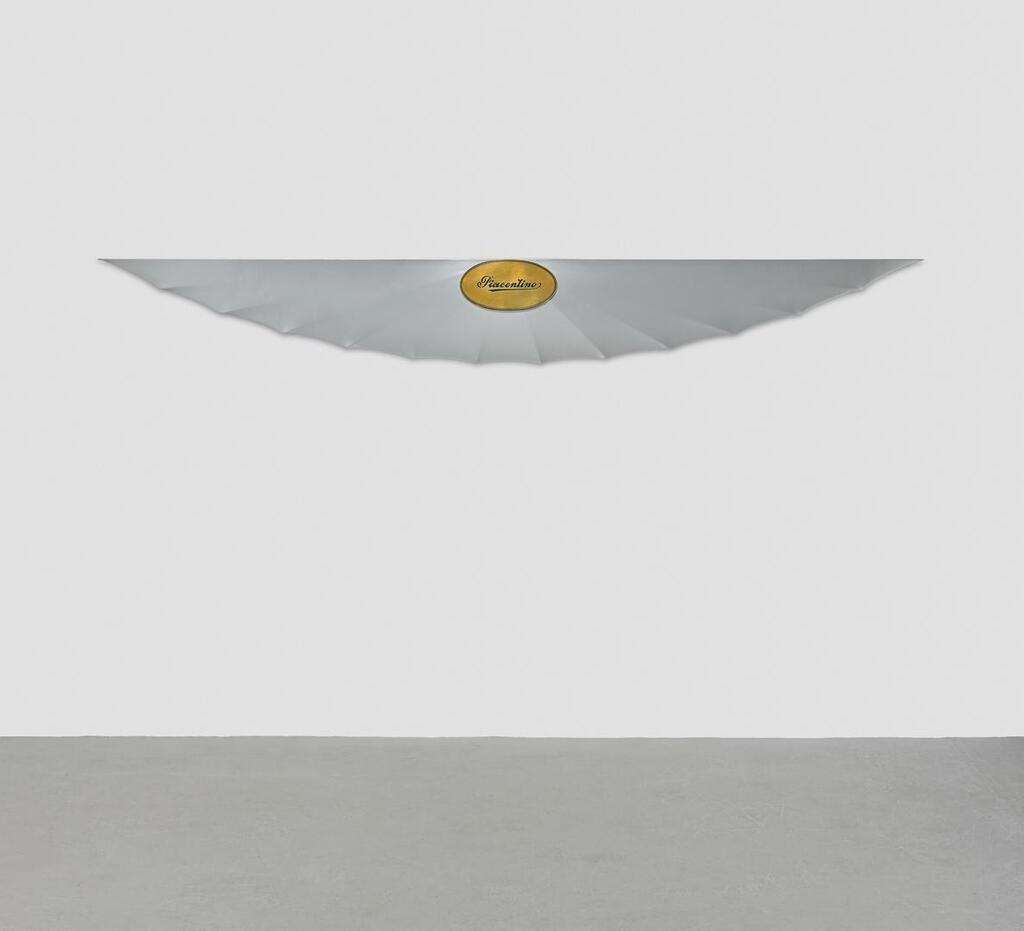 Pearl Wall Wing with Signed Golden Plate II