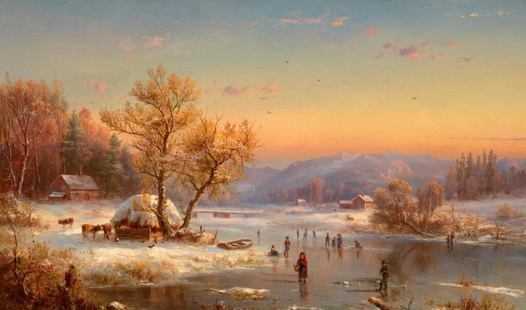 Winter Evening in the Country
