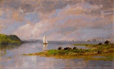 On the Hudson Near Tappan Zee (Boats along the Hudson)