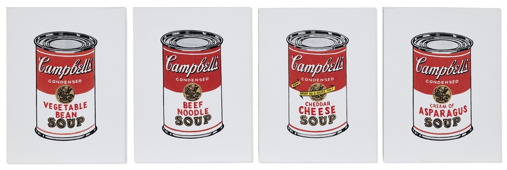 Andy Warhol, '32 Cans of Campbell’s Soup,'