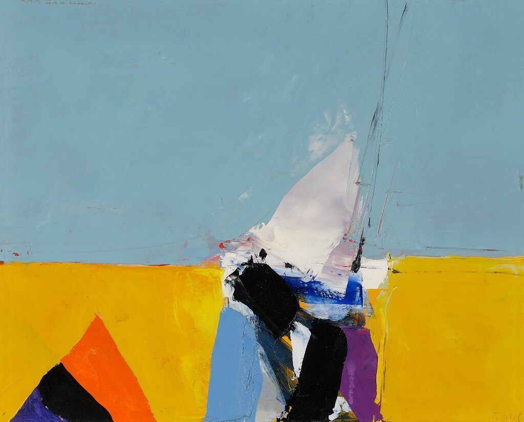 Beach, Yellow and Blue - Study
