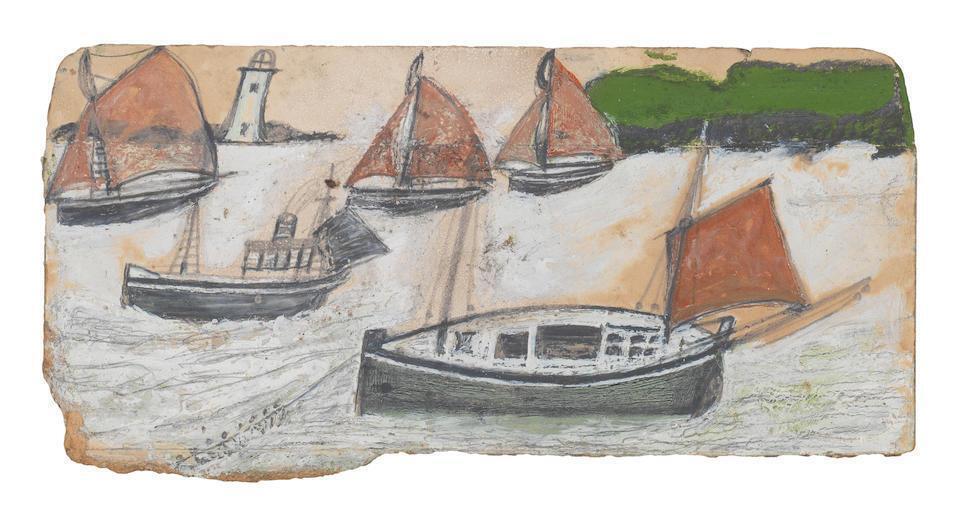 Boats with Rust Sails