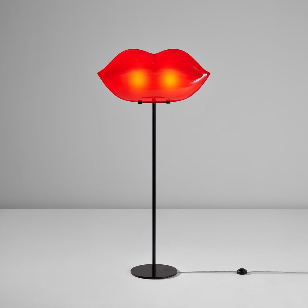 Rare 'Bouche' floor lamp