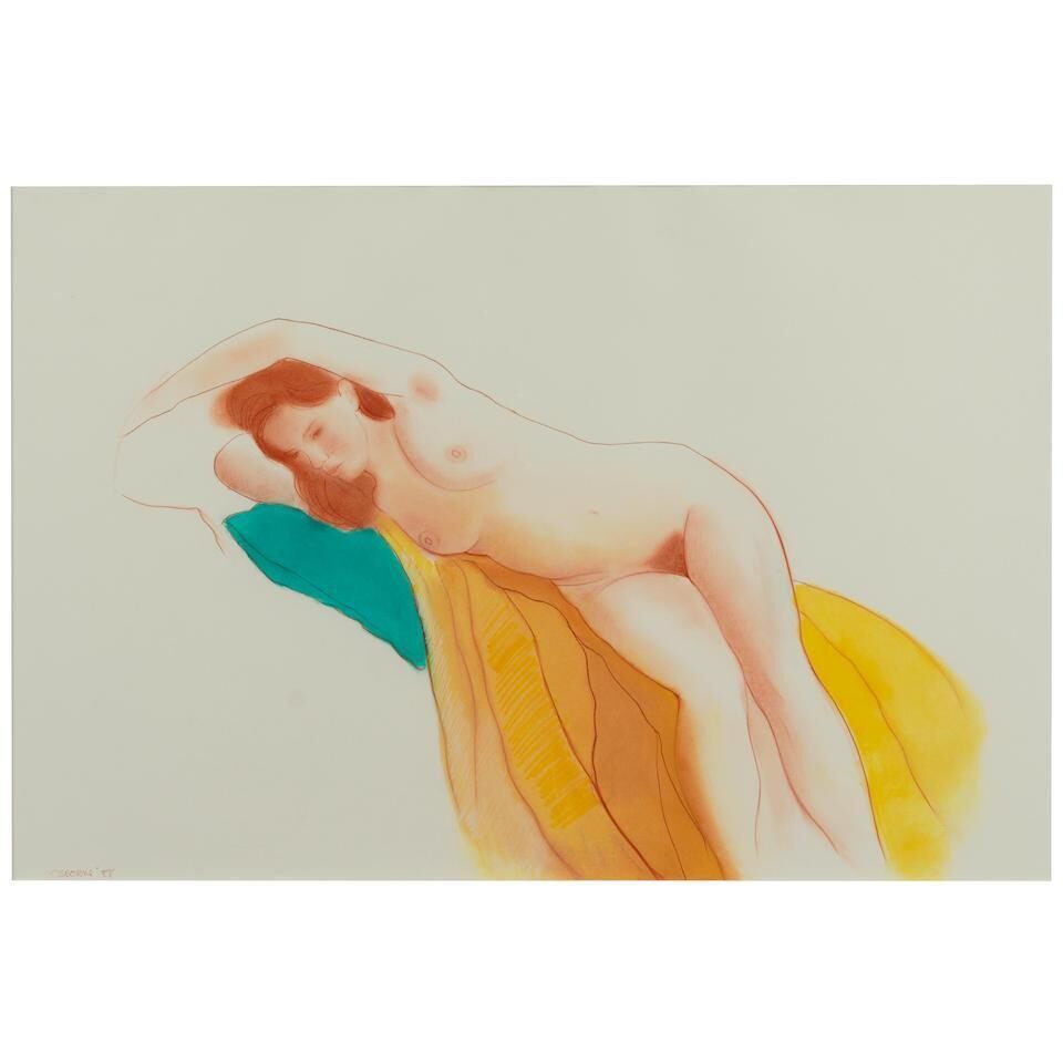 Reclining Nava (Woman on a Yellow Cloth)