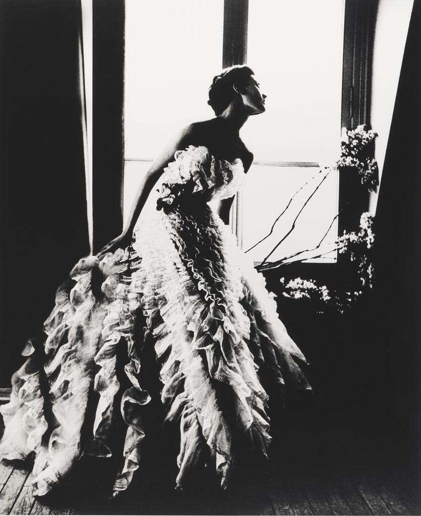 Fantasy on the Dance Floor, Barbara Mullen, dress by Christian Dior, Paris, 1949