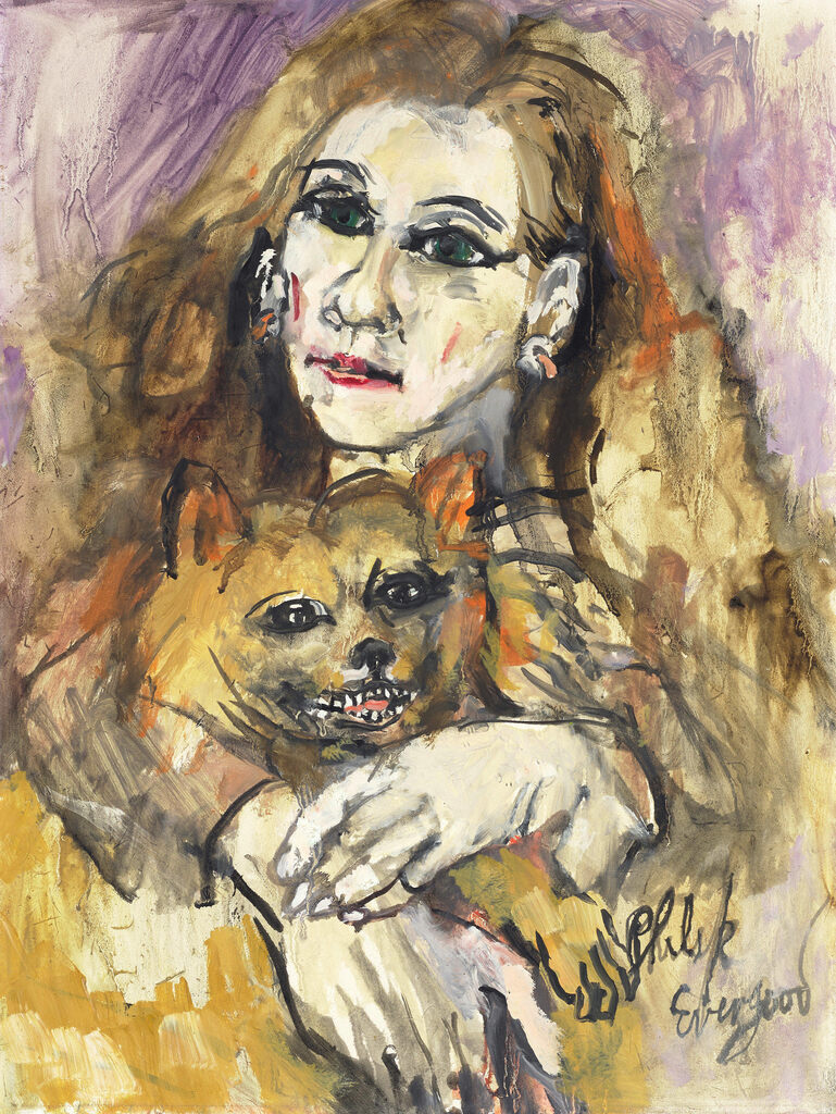 Woman with Dog