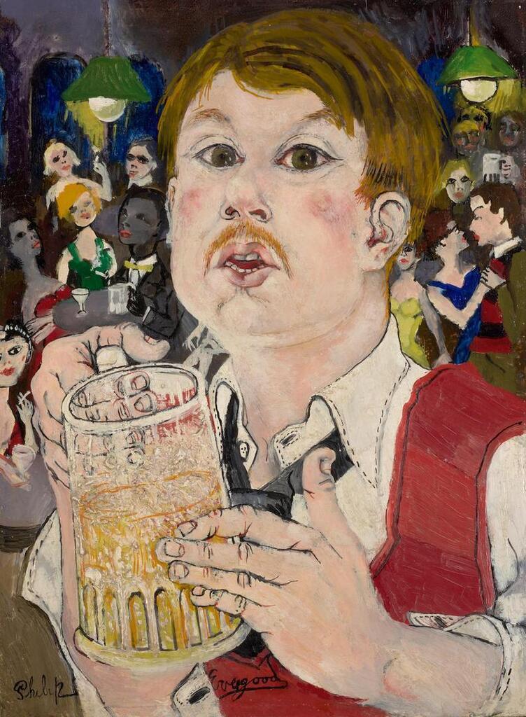 Self Portrait with a Beer Stein