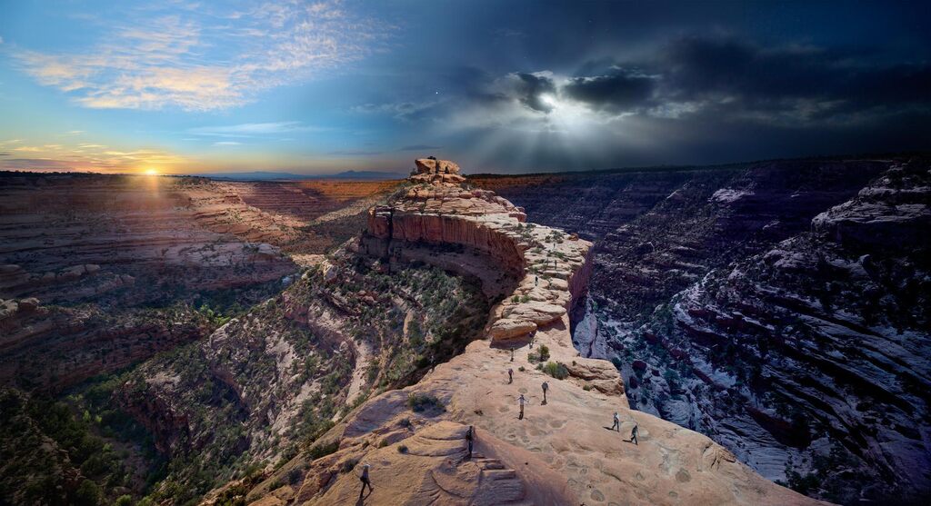 Bears Ears National Monument, Utah, Day to Night