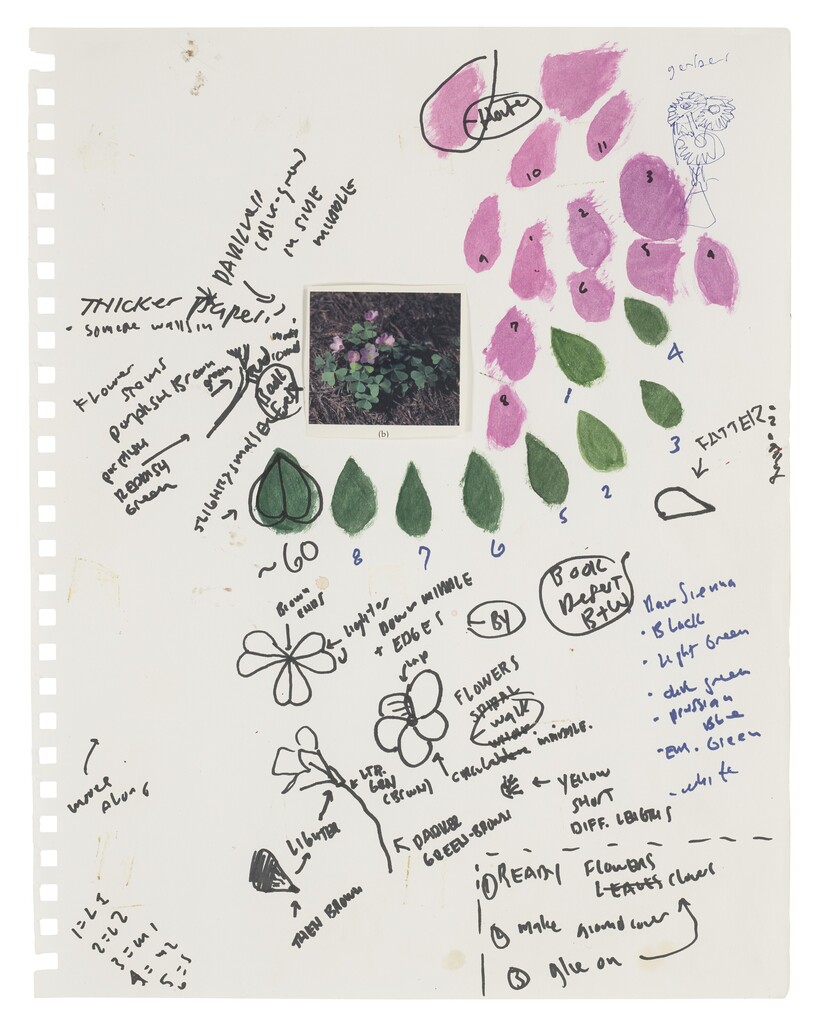 Notebook Page from Untitled (Beautiful Place)